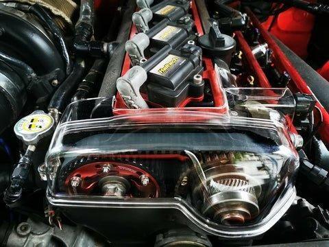 2JZ GTE VVTi Clear Cam Timing Belt Cover Fits - Toyota Aristo