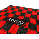 Akashi Tomu Checkered Floor Mats - Red - Tomu-Store.com