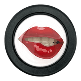 Red Lips Horn Button - Tomu-Store.com