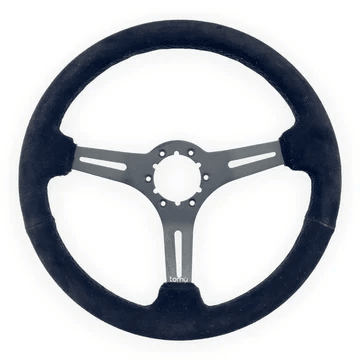 Tomu Akagi Black Suede Steering Wheel - Tomu-Store.com
