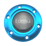 Tomu Black & Silver Alloy Horn Button and Surround - Tomu-Store.com