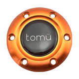 Tomu Black & Silver Alloy Horn Button and Surround - Tomu-Store.com