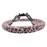 Tomu Cheetah Pink Suede Steering Wheel - Tomu-Store.com