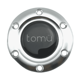 Tomu Ebisu Silver Spoke with Black Leather Steering Wheel - Tomu-Store.com