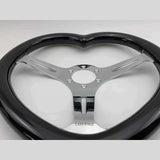 Tomu Gloss Black Heart with Mirror Chrome Spoke - Tomu-Store.com