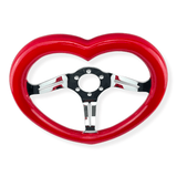 Tomu Glossy Red Heart with Mirror Chrome Spoke - Tomu-Store.com