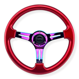 Tomu Hakone Candy Red with Neo Chrome Spoke Steering Wheel - Tomu-Store.com