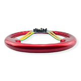 Tomu Hakone Candy Red with Neo Chrome Spoke Steering Wheel - Tomu-Store.com