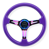 Tomu Hakone Gloss Purple with Neo Chrome Spoke Steering Wheel - Tomu-Store.com