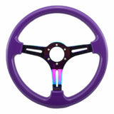 Tomu Hakone Gloss Purple with Neo Chrome Spoke Steering Wheel - Tomu-Store.com