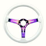 Tomu Okayama Snow White Steering Wheel - Tomu-Store.com