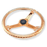 Tomu Rose Gold & Clear Twister Steering Wheel - Tomu-Store.com