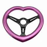 Tomu Sassy Pink Heart with Black Chrome Spoke - Tomu-Store.com