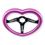Tomu Sassy Pink Heart with Black Chrome Spoke - Tomu-Store.com