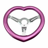 Tomu Sassy Pink Heart with Mirror Chrome Spoke - Tomu-Store.com