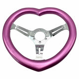 Tomu Sassy Pink Heart with Mirror Chrome Spoke - Tomu-Store.com