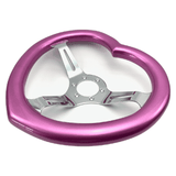 Tomu Sassy Pink Heart with Mirror Chrome Spoke - Tomu-Store.com