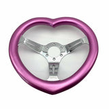 Tomu Sassy Pink Heart with Mirror Chrome Spoke - Tomu-Store.com