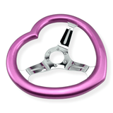 Tomu Sassy Pink Heart with Mirror Chrome Spoke - Tomu-Store.com