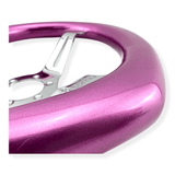 Tomu Sassy Pink Heart with Mirror Chrome Spoke - Tomu-Store.com