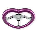 Tomu Sassy Pink Heart with Mirror Chrome Spoke - Tomu-Store.com