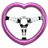 Tomu Sassy Pink Heart with Mirror Chrome Spoke - Tomu-Store.com