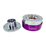 Tomu Steering Wheel Quick Release - Purple & Silver - Tomu-Store.com