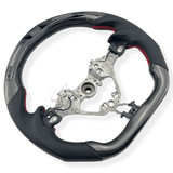Toyota GT86 - BRZ (2016~2022) Carbon & Leather Steering Wheel - LED Display - Tomu-Store.com