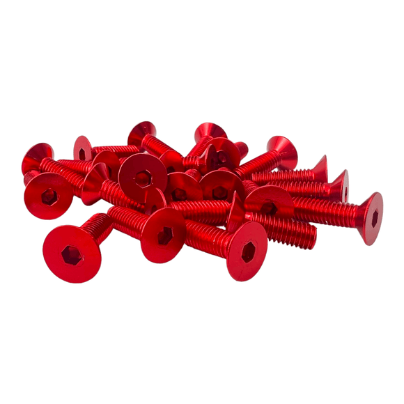 Flat Head Hardware Red - Tomu-Store.com