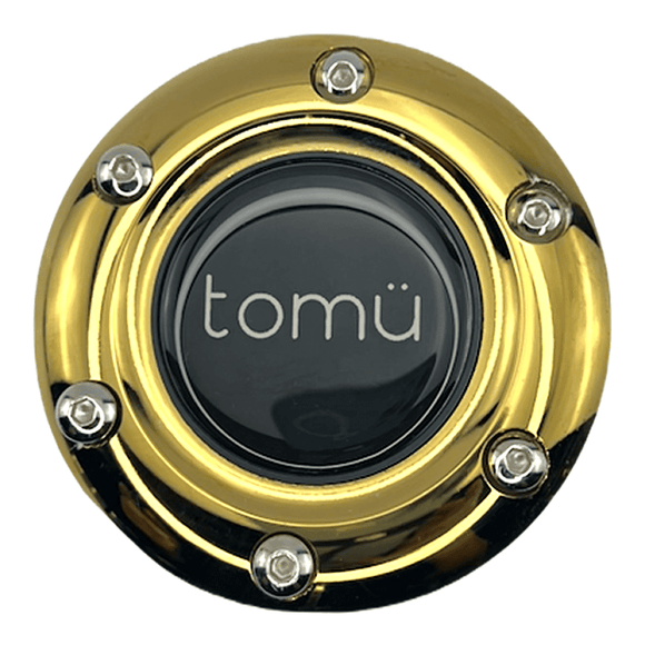 Tomu Black & Gold Horn Button and Surround - Tomu-Store.com