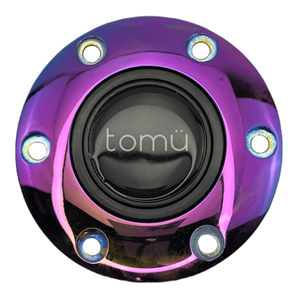 Tomu Black & Neo Chrome Horn Button and Surround - Tomu-Store.com