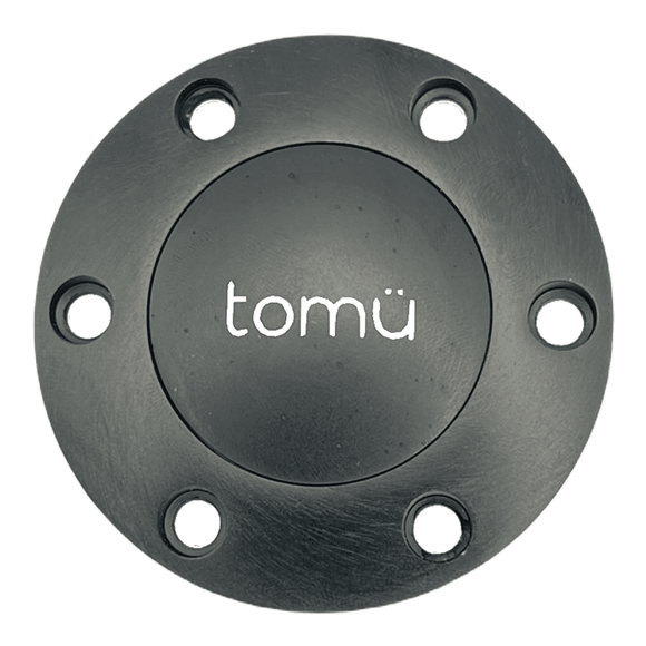Tomu Engraved Black Alloy Horn Button and Surround - Tomu-Store.com