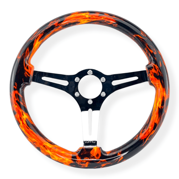 Tomu Flame Steering Wheel - Tomu-Store.com