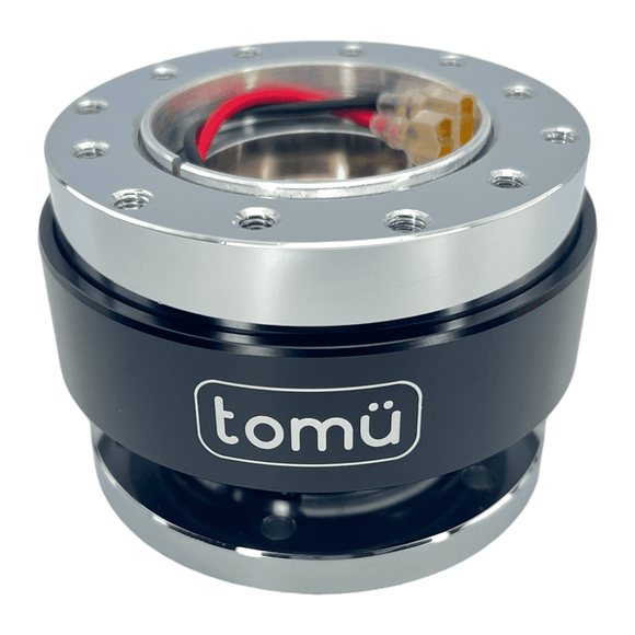 Tomu Steering Wheel Quick Release - Black & Silver - Tomu-Store.com